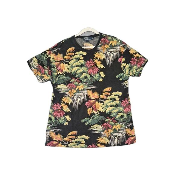Polo Ralph Lauren Other - Y2K Polo Ralph Lauren Men's Cotton Tropical Fullprint Short Sleeve T-Shirt Large
